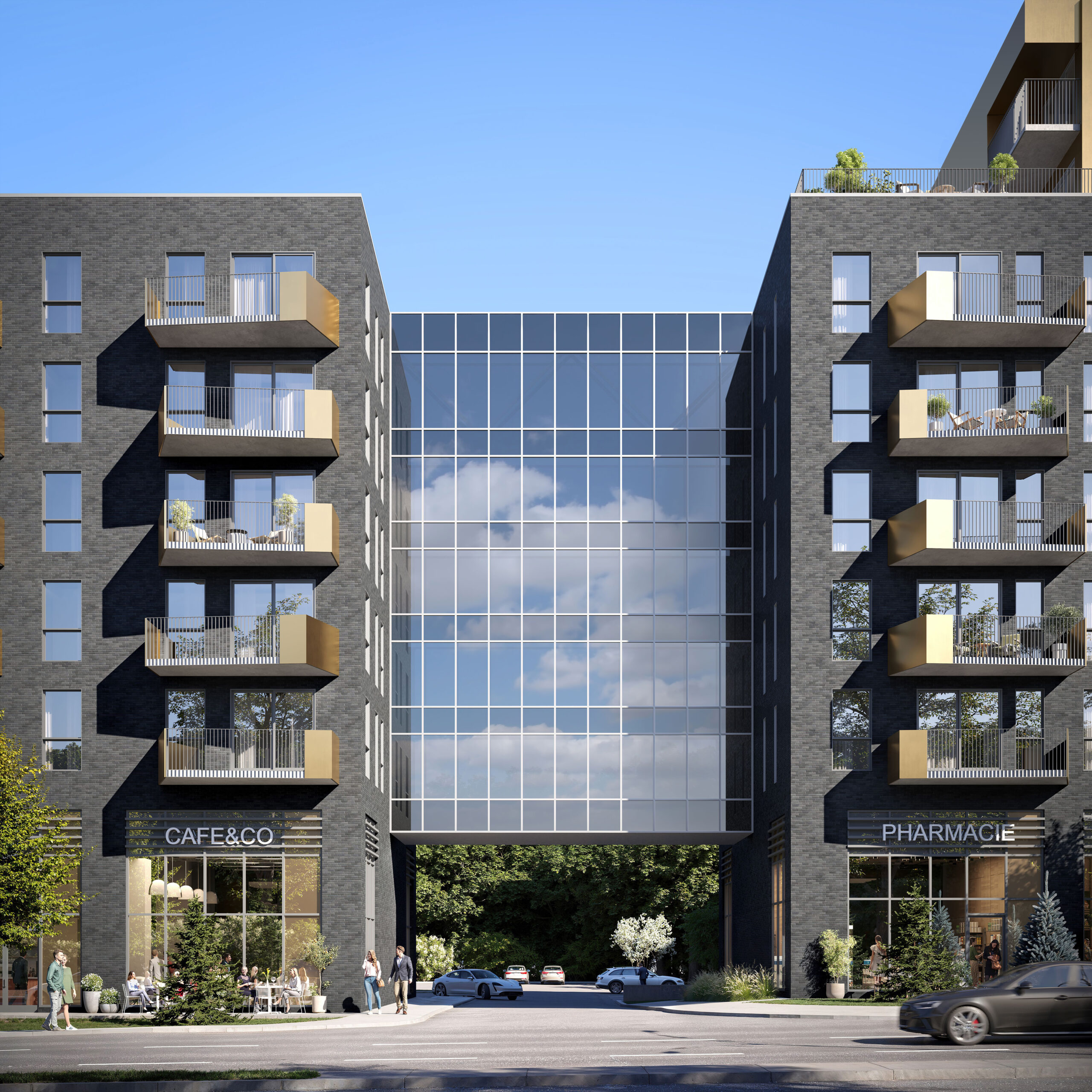 Louez un condo proche des commerces , accès direct au parc Bois-de-Boulogne et place centrale